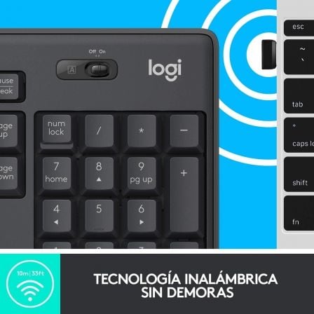 Teclado y Ratón Inalámbricos Logitech Silent Touch MK295/ Grafito Teclado y Ratón Inalámbricos Logitech Silent Touch MK295/ Grafito