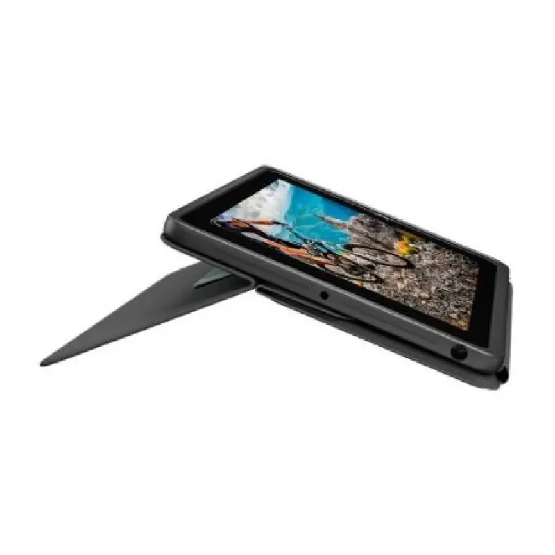 Funda con Teclado Logitech Rugged Folio para Tablets Apple Ipad 7ª y 8ª Generación 10.2'/ Negro Funda con Teclado Logitech Rugged Folio para Tablets Apple Ipad 7ª y 8ª Generación 10.2'/ Negro