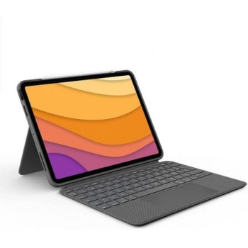 Funda con Teclado Logitech Combo Touch para Tablets Apple Ipad Air 4 Gen 2020 de 10.9'/ Gris Funda con Teclado Logitech Combo Touch para Tablets Apple Ipad Air 4 Gen 2020 de 10.9'/ Gris