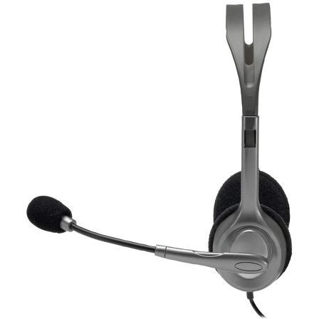 Auriculares Logitech H110/ con Micrófono/ Jack 3.5/ Plateados Auriculares Logitech H110/ con Micrófono/ Jack 3.5/ Plateados