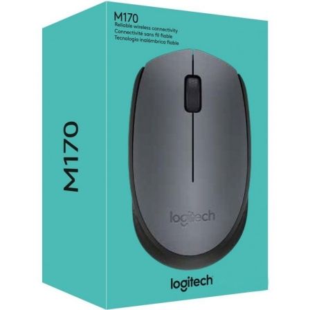 Ratón Inalámbrico Logitech M170/ Hasta 1000 DPI/ Gris Ratón Inalámbrico Logitech M170/ Hasta 1000 DPI/ Gris