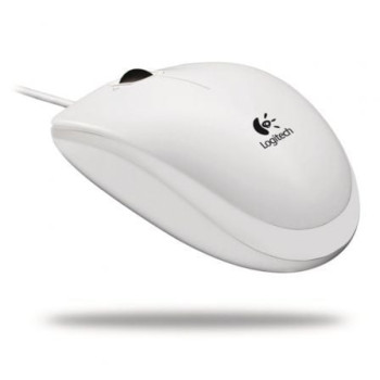 Ratón Logitech B100/ Hasta 800 DPI/ Blanco Ratón Logitech B100/ Hasta 800 DPI/ Blanco
