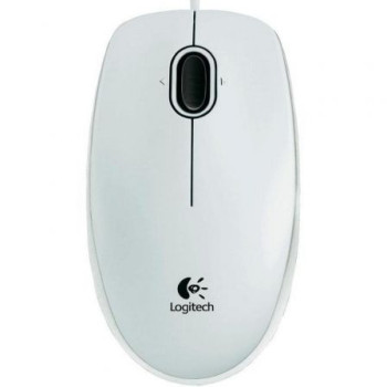 Ratón Logitech B100/ Hasta 800 DPI/ Blanco Ratón Logitech B100/ Hasta 800 DPI/ Blanco