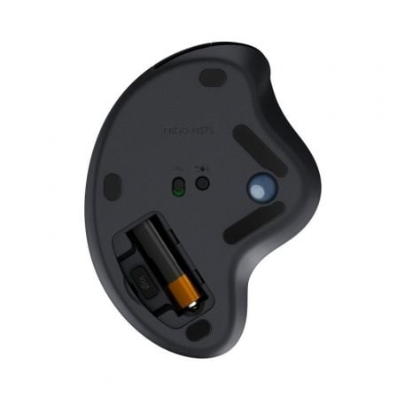 Ratón Trackball Inalámbrico por Bluetooth Logitech ERGO M575/ Hasta 2000 DPI/ Grafito Ratón Trackball Inalámbrico por Bluetooth Logitech ERGO M575/ Hasta 2000 DPI/ Grafito