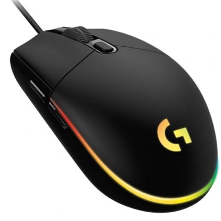 Ratón Gaming Logitech G102 Lightsync/ Hasta 8000 DPI/ Negro Ratón Gaming Logitech G102 Lightsync/ Hasta 8000 DPI/ Negro