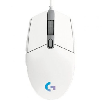 Ratón Gaming Logitech G102 Lightsync/ Hasta 8000 DPI/ Blanco Ratón Gaming Logitech G102 Lightsync/ Hasta 8000 DPI/ Blanco