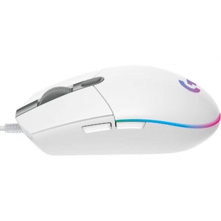 Ratón Gaming Logitech G102 Lightsync/ Hasta 8000 DPI/ Blanco Ratón Gaming Logitech G102 Lightsync/ Hasta 8000 DPI/ Blanco