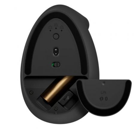 Ratón Ergonómico Inalámbrico por Bluetooth/ 2.4GHz Logitech Lift Vertical Ergonomic Mouse/ Hasta 4000 DPI/ Grafito Ratón Ergonómico Inalámbrico por Bluetooth/ 2.4GHz Logitech Lift Vertical Ergonomic Mouse/ Hasta 4000 DPI/ Grafito