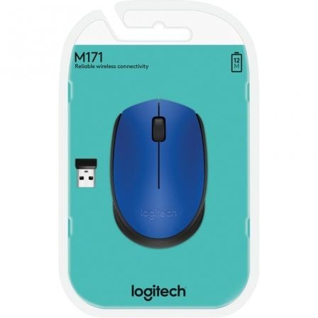 Ratón Inalámbrico Logitech M171/ Hasta 1000 DPI/ Azul Ratón Inalámbrico Logitech M171/ Hasta 1000 DPI/ Azul