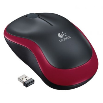 Ratón Inalámbrico Logitech M185/ Hasta 1000 DPI/ Rojo Ratón Inalámbrico Logitech M185/ Hasta 1000 DPI/ Rojo