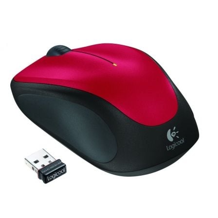 Ratón Inalámbrico Logitech M235/ Hasta 1000 DPI/ Rojo Ratón Inalámbrico Logitech M235/ Hasta 1000 DPI/ Rojo