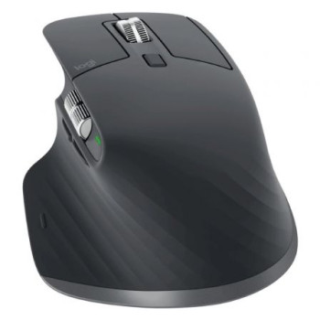 Ratón Ergonómico Inalámbrico por Bluetooth Logitech MX Master 3S/ Batería recargable/ Hasta 8000 DPI/ Grafito Ratón Ergonómico Inalámbrico por Bluetooth Logitech MX Master 3S/ Batería recargable/ Hasta 8000 DPI/ Grafito