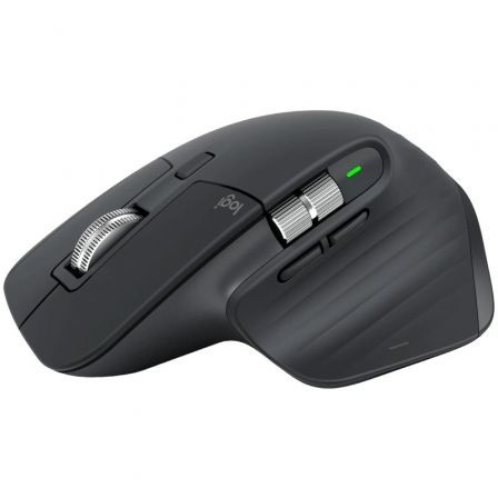 Ratón Ergonómico Inalámbrico por Bluetooth Logitech MX Master 3S/ Batería recargable/ Hasta 8000 DPI/ Grafito Ratón Ergonómico Inalámbrico por Bluetooth Logitech MX Master 3S/ Batería recargable/ Hasta 8000 DPI/ Grafito