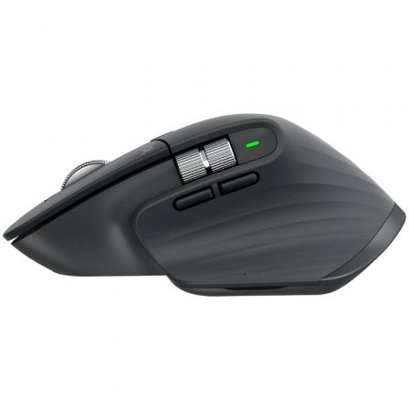 Ratón Ergonómico Inalámbrico por Bluetooth Logitech MX Master 3S/ Batería recargable/ Hasta 8000 DPI/ Grafito Ratón Ergonómico Inalámbrico por Bluetooth Logitech MX Master 3S/ Batería recargable/ Hasta 8000 DPI/ Grafito