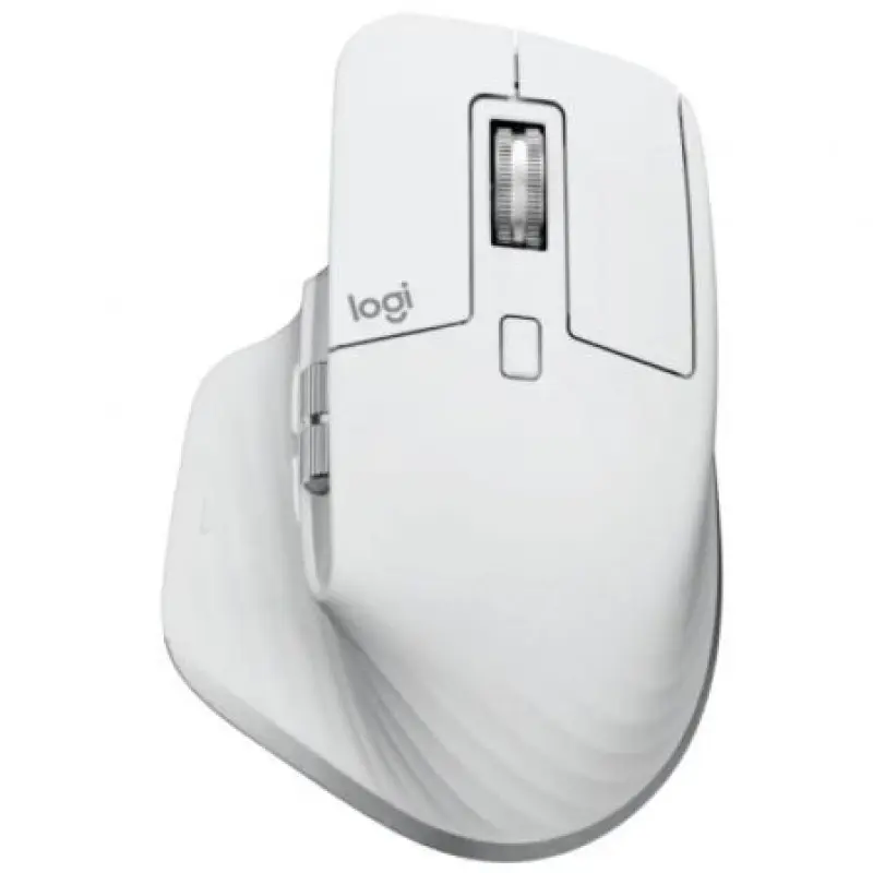 Ratón Ergonómico Inalámbrico por Bluetooth Logitech MX Master 3S/ Batería recargable/ Hasta 8000 DPI/ Gris Pálido Ratón Ergonómico Inalámbrico por Bluetooth Logitech MX Master 3S/ Batería recargable/ Hasta 8000 DPI/ Gris Pálido