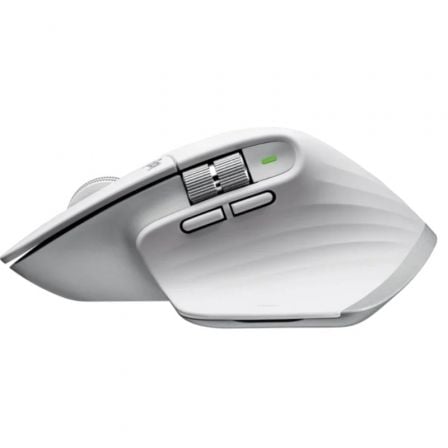 Ratón Ergonómico Inalámbrico por Bluetooth Logitech MX Master 3S/ Batería recargable/ Hasta 8000 DPI/ Gris Pálido Ratón Ergonómico Inalámbrico por Bluetooth Logitech MX Master 3S/ Batería recargable/ Hasta 8000 DPI/ Gris Pálido