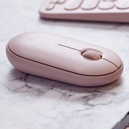 Ratón Inalámbrico por Bluetooth/ 2.4GHz Logitech Pebble M350/ Hasta 1000 DPI/ Rosa Ratón Inalámbrico por Bluetooth/ 2.4GHz Logitech Pebble M350/ Hasta 1000 DPI/ Rosa