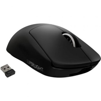 Ratón Gaming Inalámbrico Logitech PRO X Superlight/ Batería recargable/ Hasta 25600 DPI/ Negro Ratón Gaming Inalámbrico Logitech PRO X Superlight/ Batería recargable/ Hasta 25600 DPI/ Negro