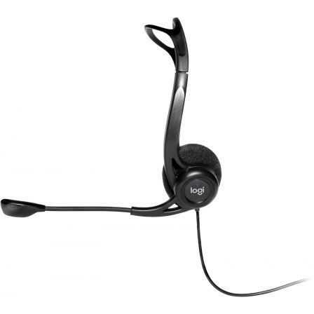 Auriculares Logitech Headset PC 960/ con Micrófono/ USB/ Negros Auriculares Logitech Headset PC 960/ con Micrófono/ USB/ Negros