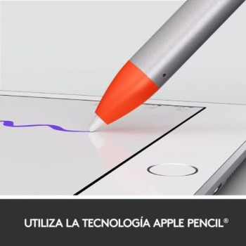 Lápiz Inalámbrico Logitech Crayon para iPad/ Naranja Lápiz Inalámbrico Logitech Crayon para iPad/ Naranja