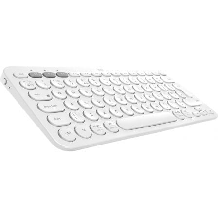 Teclado Compacto Inalámbrico por Bluetooth Logitech K380/ Blanco Teclado Compacto Inalámbrico por Bluetooth Logitech K380/ Blanco