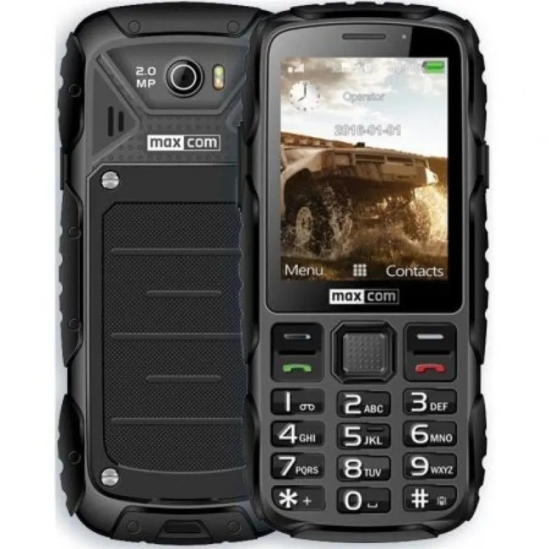 Teléfono Móvil Ruggerizado Maxcom Strong MM920/ Negro Teléfono Móvil Ruggerizado Maxcom Strong MM920/ Negro