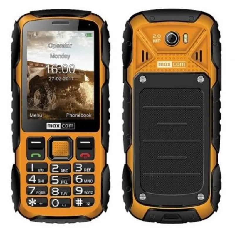 Teléfono Móvil Ruggerizado Maxcom MM920/ Amarillo Teléfono Móvil Ruggerizado Maxcom MM920/ Amarillo
