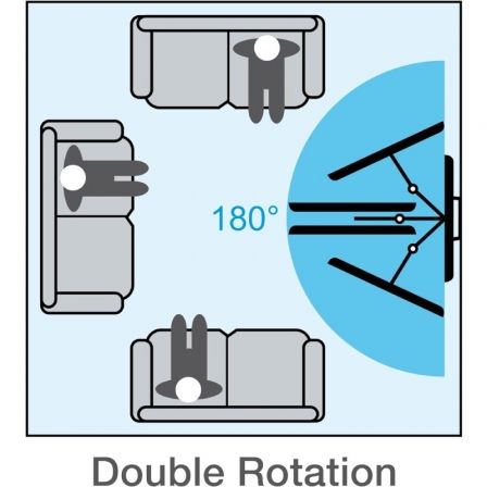 Soporte de Pared Giratorio/ Inclinable CME Meliconi EDR100 para TV de 14-25'/ hasta 17kg Soporte de Pared Giratorio/ Inclinable CME Meliconi EDR100 para TV de 14-25'/ hasta 17kg