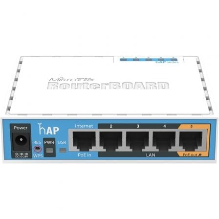 Switch Mikrotik RB951Ui-2nD 5 Puertos/ RJ45 10/100/ PoE Switch Mikrotik RB951Ui-2nD 5 Puertos/ RJ45 10/100/ PoE
