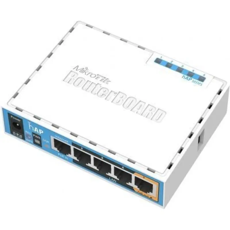 Switch Mikrotik RB951Ui-2nD 5 Puertos/ RJ45 10/100/ PoE Switch Mikrotik RB951Ui-2nD 5 Puertos/ RJ45 10/100/ PoE