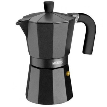 Cafetera Italiana Monix Noir M640003/ 3 Tazas/ Negra Cafetera Italiana Monix Noir M640003/ 3 Tazas/ Negra