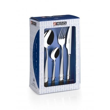 Pack 24 Cubiertos Monix M202974/ Acero inoxidable Pack 24 Cubiertos Monix M202974/ Acero inoxidable