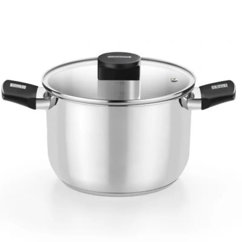 Olla Elite Inox M240222/ 22cm/ 5L/ Acero Inoxidable/ Apta para Inducción Olla Elite Inox M240222/ 22cm/ 5L/ Acero Inoxidable/ Apta para Inducción