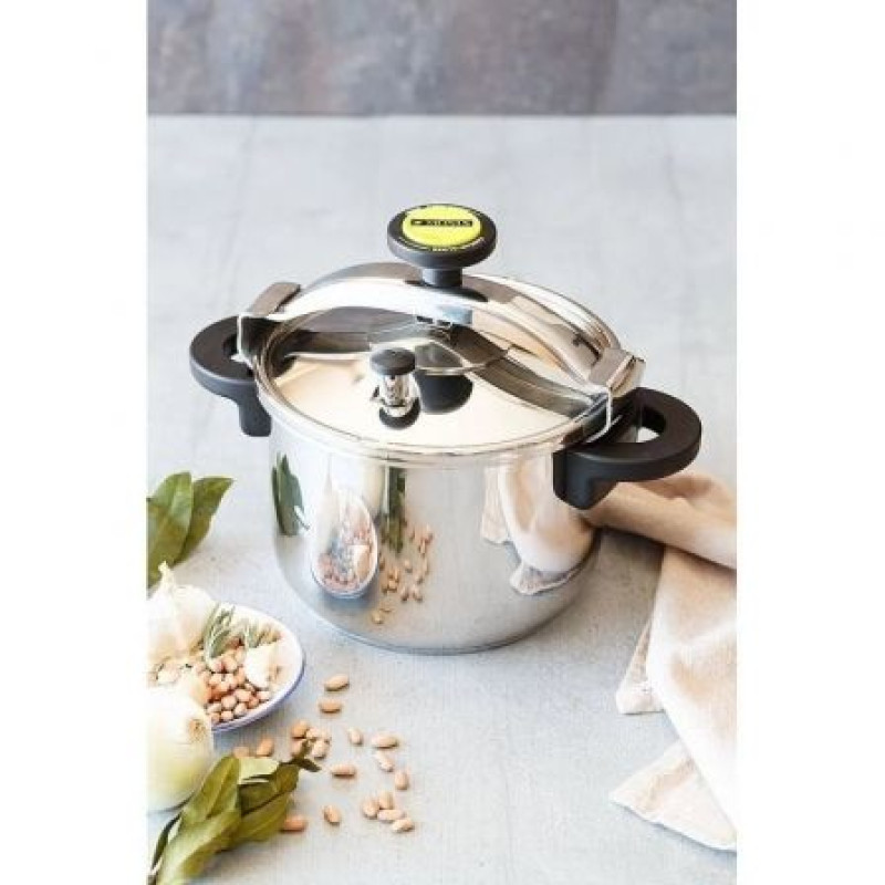 Olla a Presión Monix Classica M530001/ Ø22cm/ 4L/ Acero Inoxidable/ Apta para Inducción Olla a Presión Monix Classica M530001/ Ø22cm/ 4L/ Acero Inoxidable/ Apta para Inducción