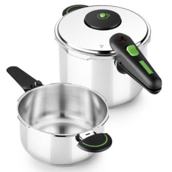 Pack 2 Ollas a Presión Monix Presto M911001/ 4+6L/ Aptas para Inducción Pack 2 Ollas a Presión Monix Presto M911001/ 4+6L/ Aptas para Inducción