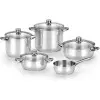 Pack Batería de Cocina Monix Optima2 MA50001/ Cazo Ø16cm/ Ollas Ø20 - 24cm/ Cacerolas Ø20 - 24cm/ Acero Inoxidable/ Apta para Inducción Pack Batería de Cocina Monix Optima2 MA50001/ Cazo Ø16cm/ Ollas Ø20 - 24cm/ Cacerolas Ø20 - 24cm/ Acero Inoxidable/ Apta para Inducción