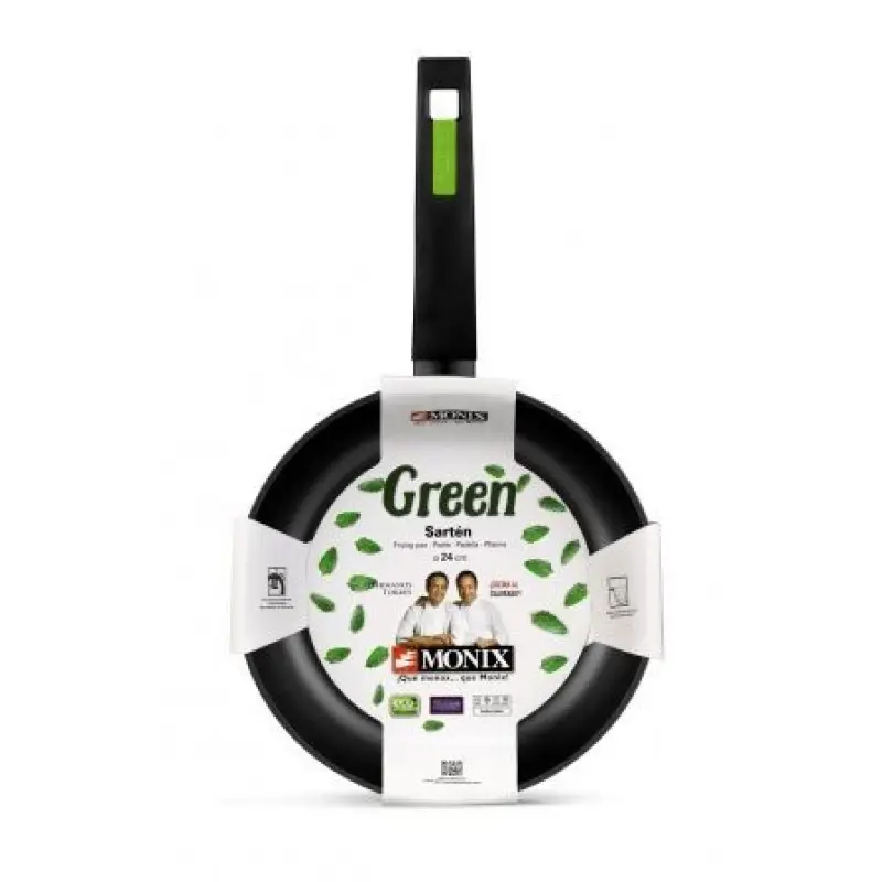 Sartén Monix Green M481226/ Ø26cm/ Aluminio forjado/ Apta para Inducción Sartén Monix Green M481226/ Ø26cm/ Aluminio forjado/ Apta para Inducción