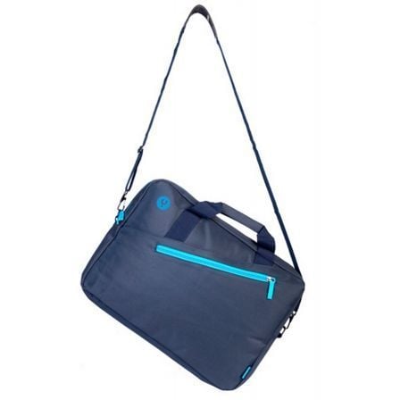 Maletín Monray Ginger para Portátiles hasta 15.6'/ Cinta para Trolley/ Azul Maletín Monray Ginger para Portátiles hasta 15.6'/ Cinta para Trolley/ Azul