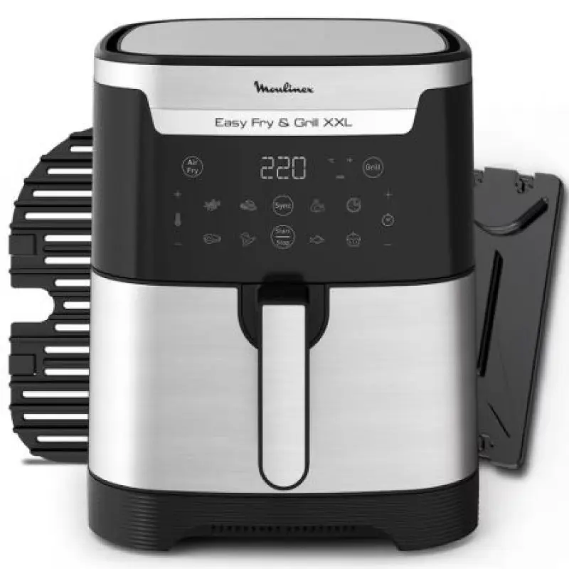 Freidora por Aire / Sin Aceite Moulinex Easy Fry & Grill XXL/ 1830W/ Capacidad 6.5L Freidora por Aire / Sin Aceite Moulinex Easy Fry & Grill XXL/ 1830W/ Capacidad 6.5L