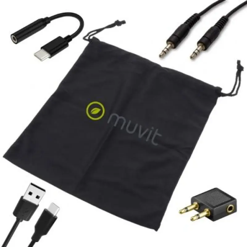 Auriculares Inalámbricos Muvit MCHPH0011/ con Micrófono/ Bluetooth/ Negros Auriculares Inalámbricos Muvit MCHPH0011/ con Micrófono/ Bluetooth/ Negros