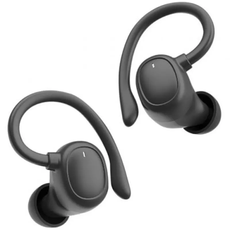 Auriculares Deportivos Bluetooth Muvit iO Smart True Wireless Sport ENC con estuche de carga/ Autonomía 6h/ Negros Auriculares Deportivos Bluetooth Muvit iO Smart True Wireless Sport ENC con estuche de carga/ Autonomía 6h/ Negros