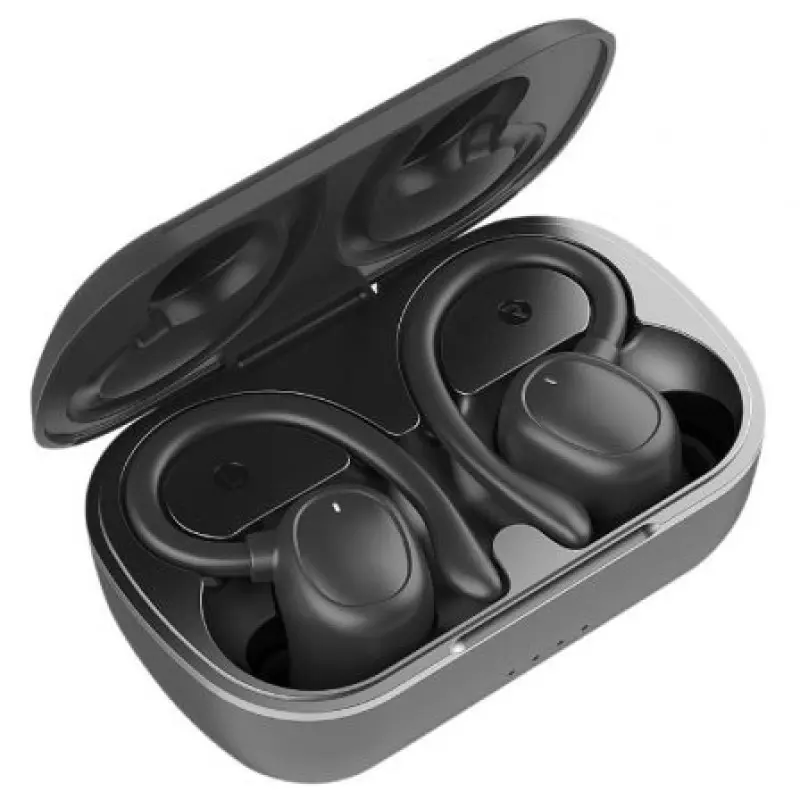 Auriculares Deportivos Bluetooth Muvit iO Smart True Wireless Sport ENC con estuche de carga/ Autonomía 6h/ Negros Auriculares Deportivos Bluetooth Muvit iO Smart True Wireless Sport ENC con estuche de carga/ Autonomía 6h/ Negros