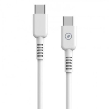 Cable USB 2.0 Tipo-C Muvit For Change MCUSC0008/ USB Tipo-C Macho - USB Tipo-C/ Hasta 60W/ 1.2m/ Blanco Cable USB 2.0 Tipo-C Muvit For Change MCUSC0008/ USB Tipo-C Macho - USB Tipo-C/ Hasta 60W/ 1.2m/ Blanco