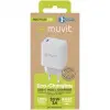 Cargador de Pared Muvit For Change MCACC0014/ 1xUSB Tipo-C/ 30W Cargador de Pared Muvit For Change MCACC0014/ 1xUSB Tipo-C/ 30W