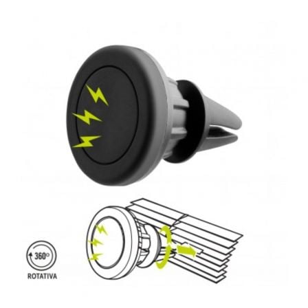 Soporte de Smartphone para Coche Muvit MCCHL0001 Soporte de Smartphone para Coche Muvit MCCHL0001