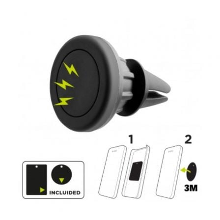 Soporte de Smartphone para Coche Muvit MCCHL0001 Soporte de Smartphone para Coche Muvit MCCHL0001