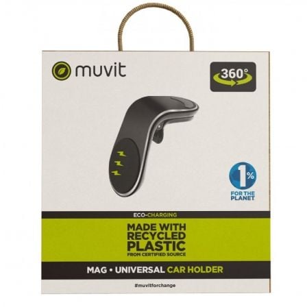 Soporte de Smartphone para Coche Muvit MCCHL0007 Soporte de Smartphone para Coche Muvit MCCHL0007