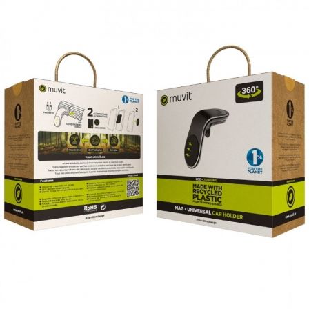 Soporte de Smartphone para Coche Muvit MCCHL0007 Soporte de Smartphone para Coche Muvit MCCHL0007