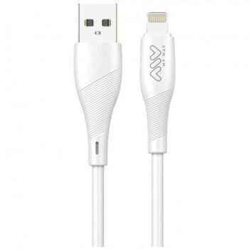 Cable USB 2.0 Lightning Myway MWUSC0021/ USB Macho - Lightning Macho/ 1m/ Blanco Cable USB 2.0 Lightning Myway MWUSC0021/ USB Macho - Lightning Macho/ 1m/ Blanco