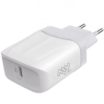 Cargador de Pared Myway MWACC0005/ 1xUSB Tipo-C/ 20W Cargador de Pared Myway MWACC0005/ 1xUSB Tipo-C/ 20W